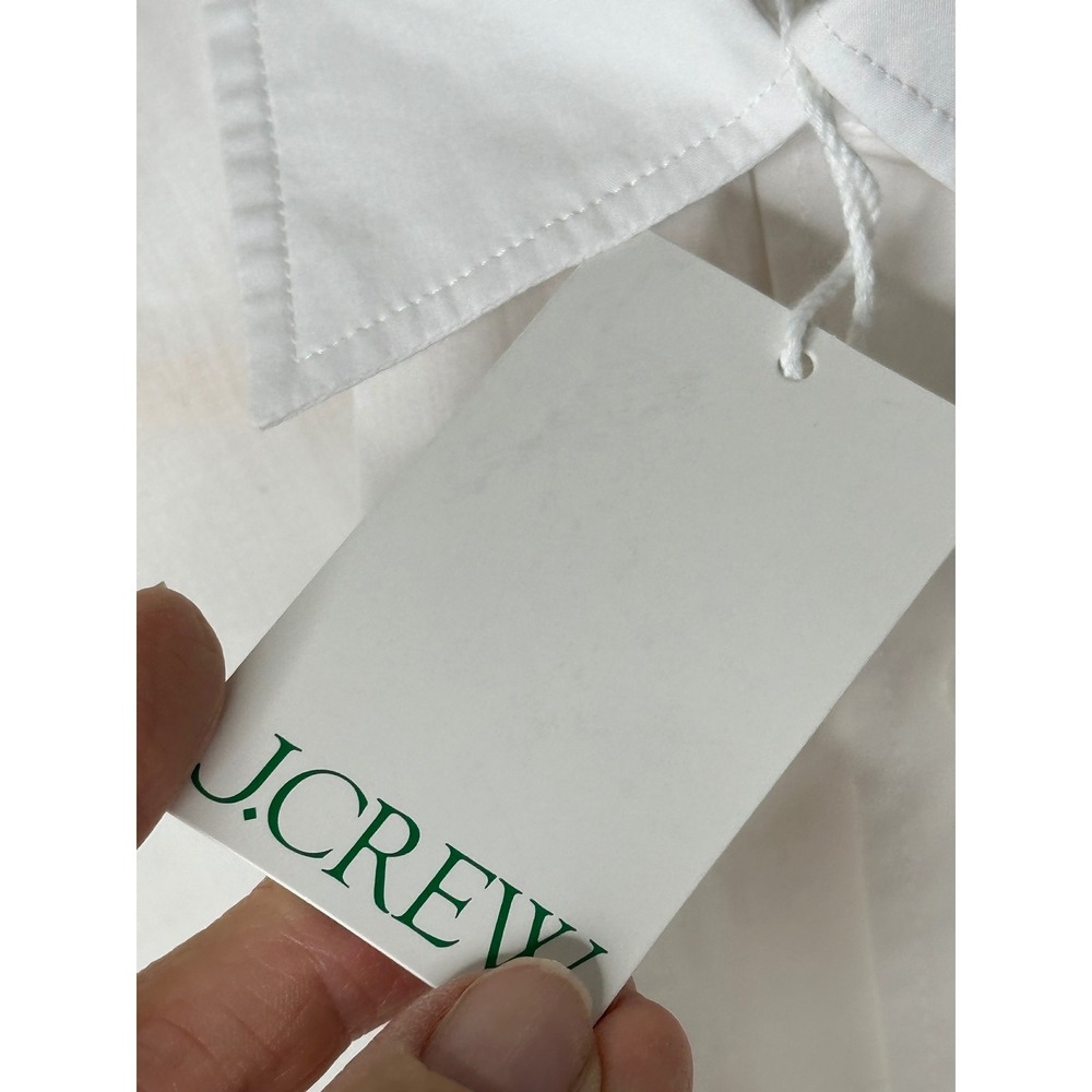 NEW J.Crew Cotton Jules Classic Fit Shirt in Cotton Poplin Women's Size 6 Preppy - Picture 7 of 10